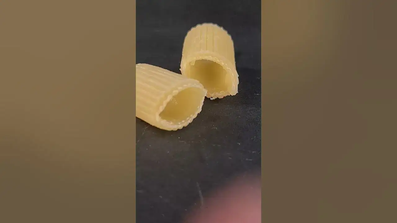 makaron al dente przekrój