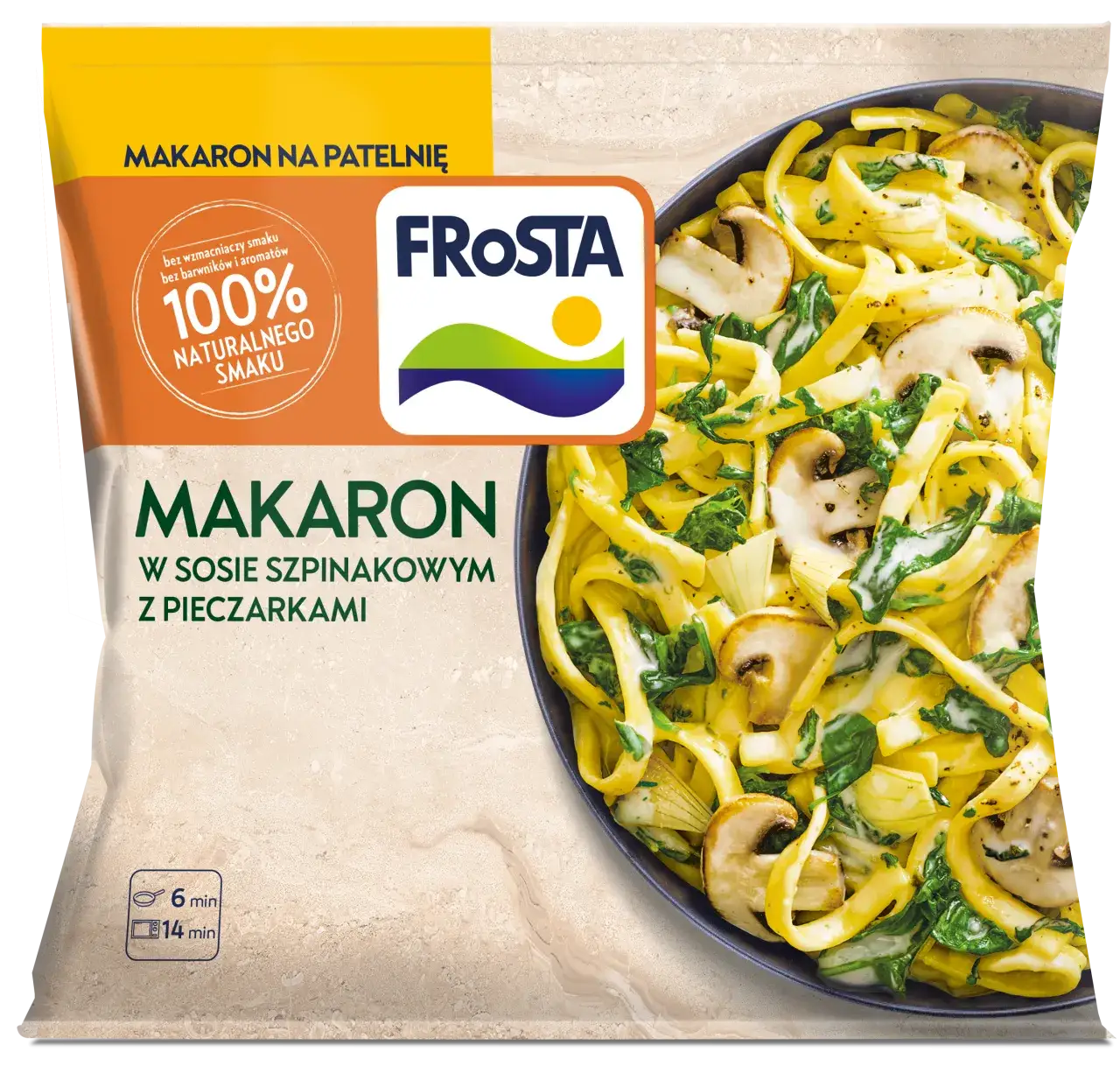 penne z pieczarkami gotowe danie
