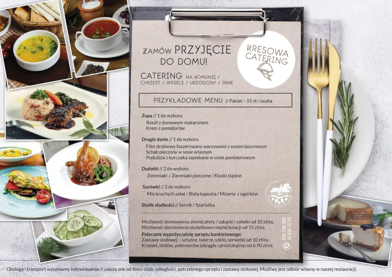 przykładowe menu cateringowe na wesele