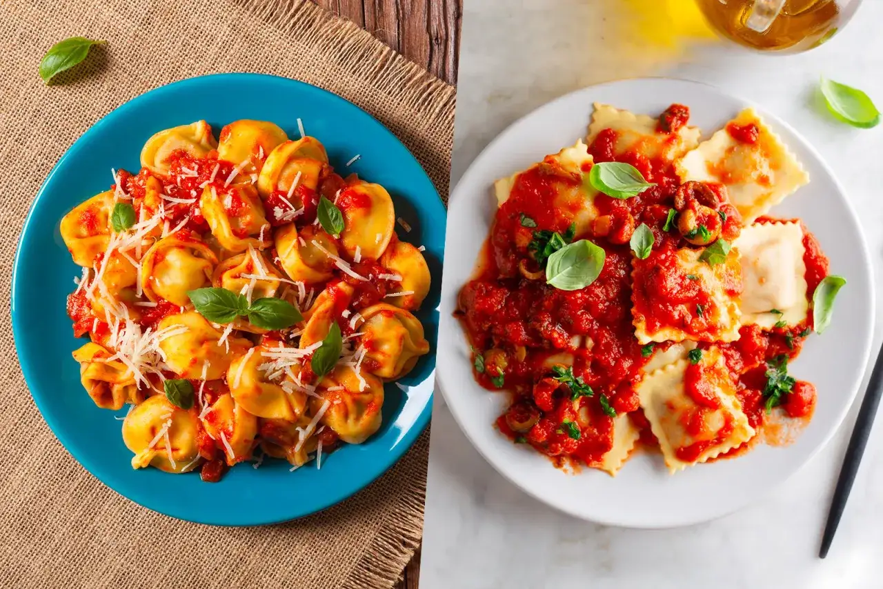 Różnice między tortellini ravioli tortelloni